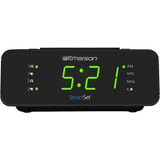 Emerson Smartset Despertador Rádio Com Rdio Amfm Dimmer