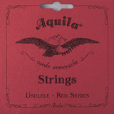Encordoamento Aquila Ukulele Red Series Low G. Made In Italy