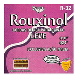Encordoamento Cavaquinho Tensão Leve 0.24 R32 Rouxinol