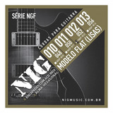 Encordoamento Flat Liso Para Guitarra Nig .012 /.052 Ngf-812