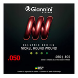 Encordoamento Para Contra Baixo Giannini 4 Cordas 050 Nickel