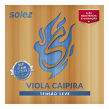 Encordoamento Para Viola Solez Slvc Tl Niquel Tensão Leve