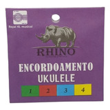 Encordoamento Ukulele Colorido Soprano Concert Rhino Royal