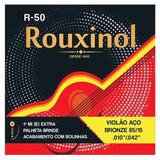 Encordoamento Violão Aço R50 .010 Rouxinol