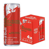 Energético Red Bull Energy Drink, Melancia, 250 Ml (4 Latas)