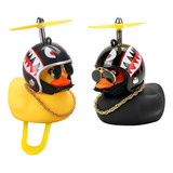 Enfeite Buzina Guidão Moto Bicicleta Pato De Capacete Oculos