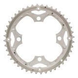 Engrenagem Coroa Shimano Deore Lx 44 Dente 9v Fc-t661 Xt Slx Cor Prata
