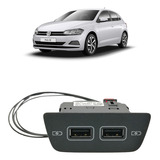 Entrada Adaptador Usb Duplo Linha Volkswagen 2g0035954