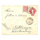 Envelope Cabeça Da Liberdade 100 Réis Brasil Alemanha 1921