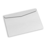 Envelope Carta Branco Correio Liso 10x15 Cm 100 Und 