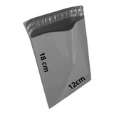 Envelope Plastico Correios De Seguranca Cinza 12x18 1000 Uni