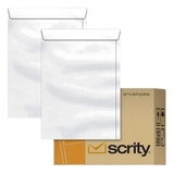 Envelope Saco Branco 90gr 260x360 C/ 100 Unidades