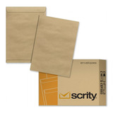 Envelope Saco Kraft Natural Scrity 162x229 - Cx C/ 250