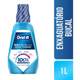Enxaguante Bucal Oral-b 100% De Sua Boca Cuidada 1 Litro
