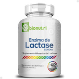 Enzima Lactase Premium 9000 Fcc 120 Capsulas Bionutri 