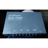 Equalizador Pioneer Deq-p800 Vintage Dsp Antigo Vw Gm Ford