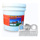 Equicav Crescimento 1kg Pente Alumínio Crina Cavalo Potro