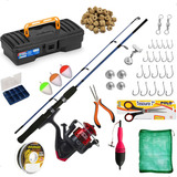Equipamento De Pesca Completo Vara Molinete Maleta Pronto