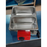 Equipe Inox Derretedor De Chocolate Industrial 5 Kg Dois Tanques De 2,5 Litros 110v Elétrico