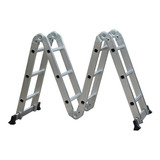 Escada Alumínio Multifuncional 4x3 - 3,29m 7 Posições Evolux