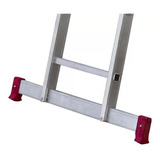 Escada Extensiva 6x2 Degraus Cor Prateado