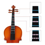 Escala Posição Dos Dedos Para Aprender Notas Do Violino 
