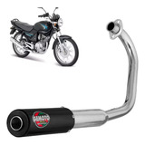 Escapamento Esportivo Racing Para Motos Ybr 125 2000 A 2008