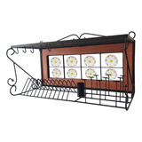 Escorredor De Louças Cozinha Rústico Paneleiro Baixo 80 Cm