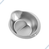 Escorredor Lavador De Arroz Aço Inox Lavador Alimentos Alta Qualidade
