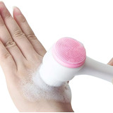 Escova De Limpeza Facial 2 Em 1 Massagem Esponja Skin Care