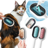 Escova Higienizadora De Pêlos Cães E Gatos Função 3 Em 1
