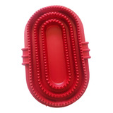 Escova Raspadeira Borracha Massageadora Limpeza Cavalo Cães