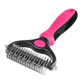 Escova Rasqueadeira Profissional Desembolador Dupla 26 Dente