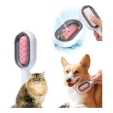 Escova Rasqueaderia Pet Tira Pelos Cahorro Gato Desembolador