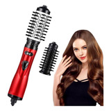Escova Rotativa 2 Em 1 Alisadora Secador Profissional Cabelo