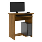 Escrivaninha Ej Móveis Mesa De Computador Prática Mdf, Mdp De 650mm X 775mm X 450mm Freijó