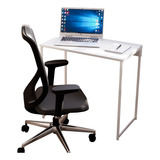 Escrivaninha Mesa Para Computador Notebook Escritorio Quarto Home Oficce Cor Branca