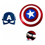 Escudo Capitão America + Mascara Brinquedo Infantil Avengers