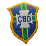Escudo Da Cbd Oficial Da Seleção Brasileira Anos 70 Raridade