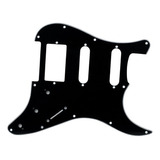 Escudo Dolphin Para Guitarra Stratocaster Hss Preto 1 Camada