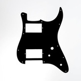 Escudo Para Guitarra 62 Jpn Strat Hh Preto Spirit 231-bk