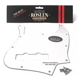 Escudo Pickguard Branco Para Fender Jazz Bass Usa / México