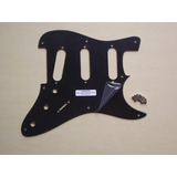Escudo Pickguard Guitarra Giannini Stratosonic Ae08 Preto