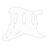 Escudo Strato Branco Padrao Fender '54 8 Furos S-s-s