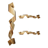 Escultura Decoração De Parede Em Aço Exclusivo 130x25cm