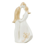 Escultura Decorativa Casal Modelos Variados Porcelana 12cm