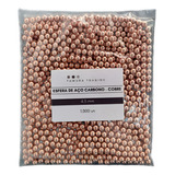 Esfera 4,5mm Aço Bbs Munição Airgun Banho De Cobre - 1000 Un