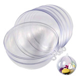 Esfera Acrílica - Bola Transparente 7cm - 10 Unidades