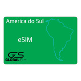 Esim Chip - 6 Dias - América Do Sul - Internacional