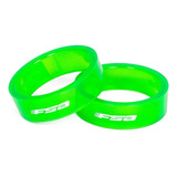 Espaçador De Direção Fsa Ahead Set Acrílico 10mm 10pçs Cores Cor Verde